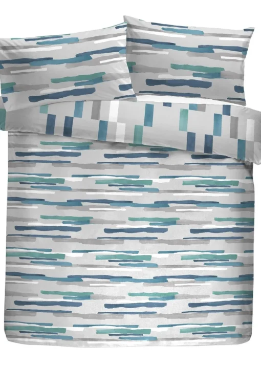 Fusion Clifton Blue Duvet Cover Set