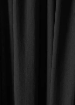 Fusion Dijon Blackout / Thermal Insulated Black Pencil Pleat Curtains