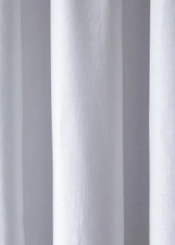 Fusion Dijon Blackout White Pencil Pleat Curtains