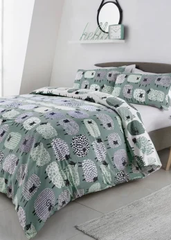 Fusion Dotty Sheep Blue Duvet Cover Set