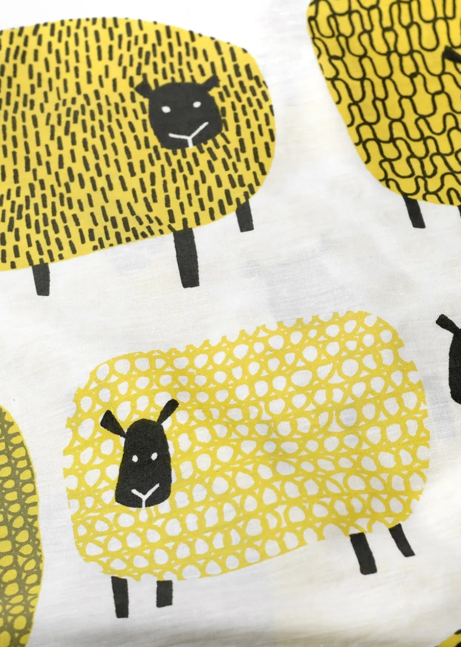 Fusion Dotty Sheep Yellow Duvet Cover Set