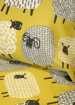 Fusion Dotty Sheep Yellow Duvet Cover Set