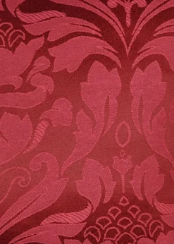 Fusion Eastbourne Jacquard Burgundy Pencil Pleat Curtains