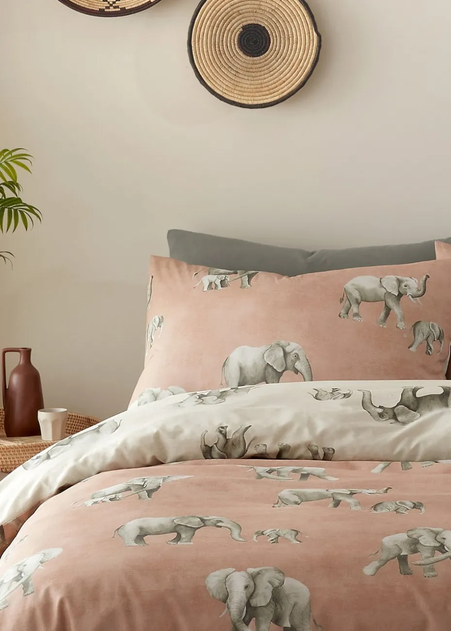 Fusion Ella the Elephant Natural Duvet Cover Set