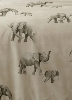 Fusion Ella the Elephant Natural Duvet Cover Set
