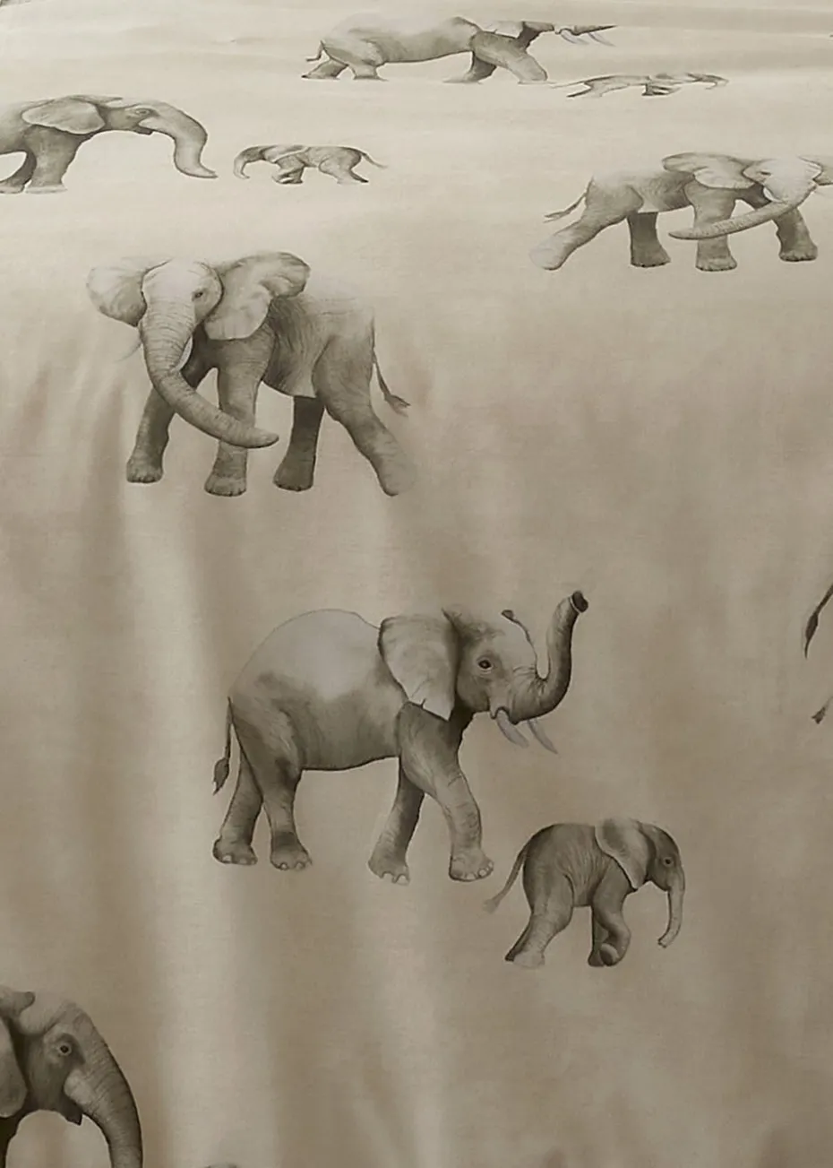 Fusion Ella the Elephant Natural Duvet Cover Set