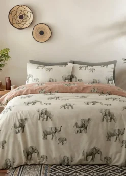 Fusion Ella the Elephant Natural Duvet Cover Set