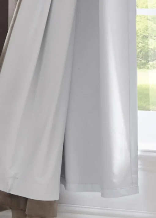 Fusion Eyelet Lining White Eyelet Thermal Blackout Curtain Lining