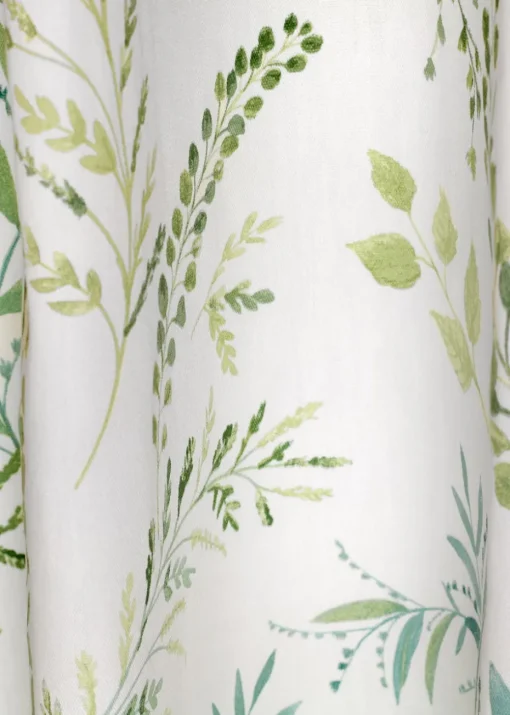 Fusion Fernworthy Green Eyelet Curtains