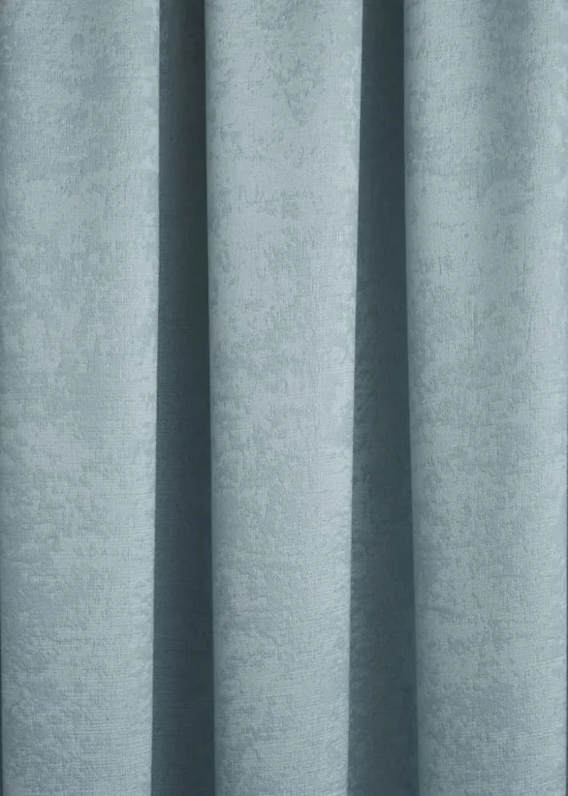 Fusion Galaxy Dimout Blue Pencil Pleat Curtains