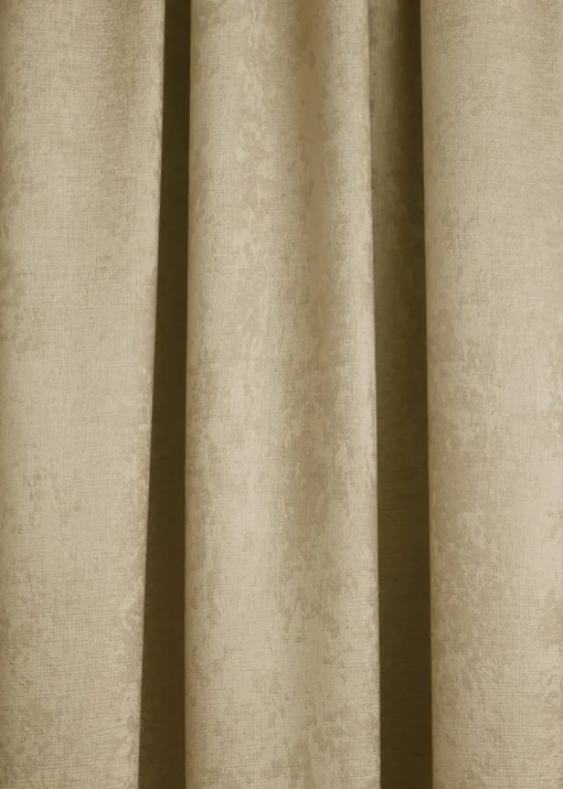Fusion Galaxy Dimout Yellow Pencil Pleat Curtains
