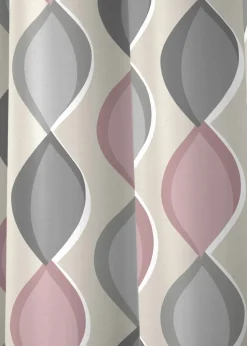 Fusion Lennox Pink Eyelet Curtains