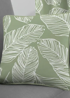 Fusion Matteo Green Filled Cushion (43cm x 43cm)