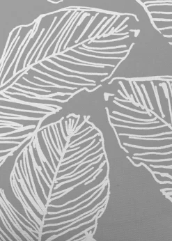 Fusion Matteo Grey Eyelet Curtains