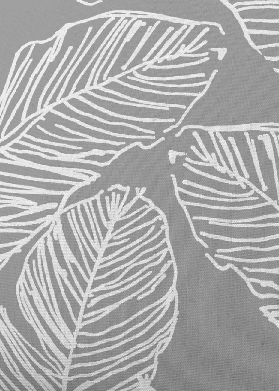 Fusion Matteo Grey Eyelet Curtains