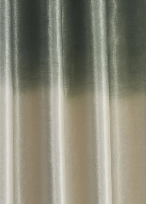 Fusion Ombre Strata Green Eyelet Curtains