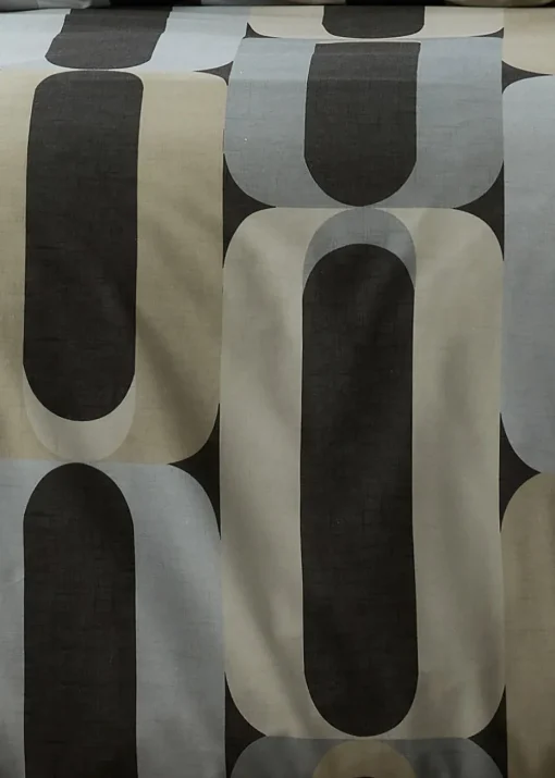 Fusion Orea Charcoal Duvet Cover Set