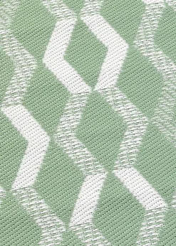 Fusion Rico Outdoor UV Resistant Green Outdoor Rug