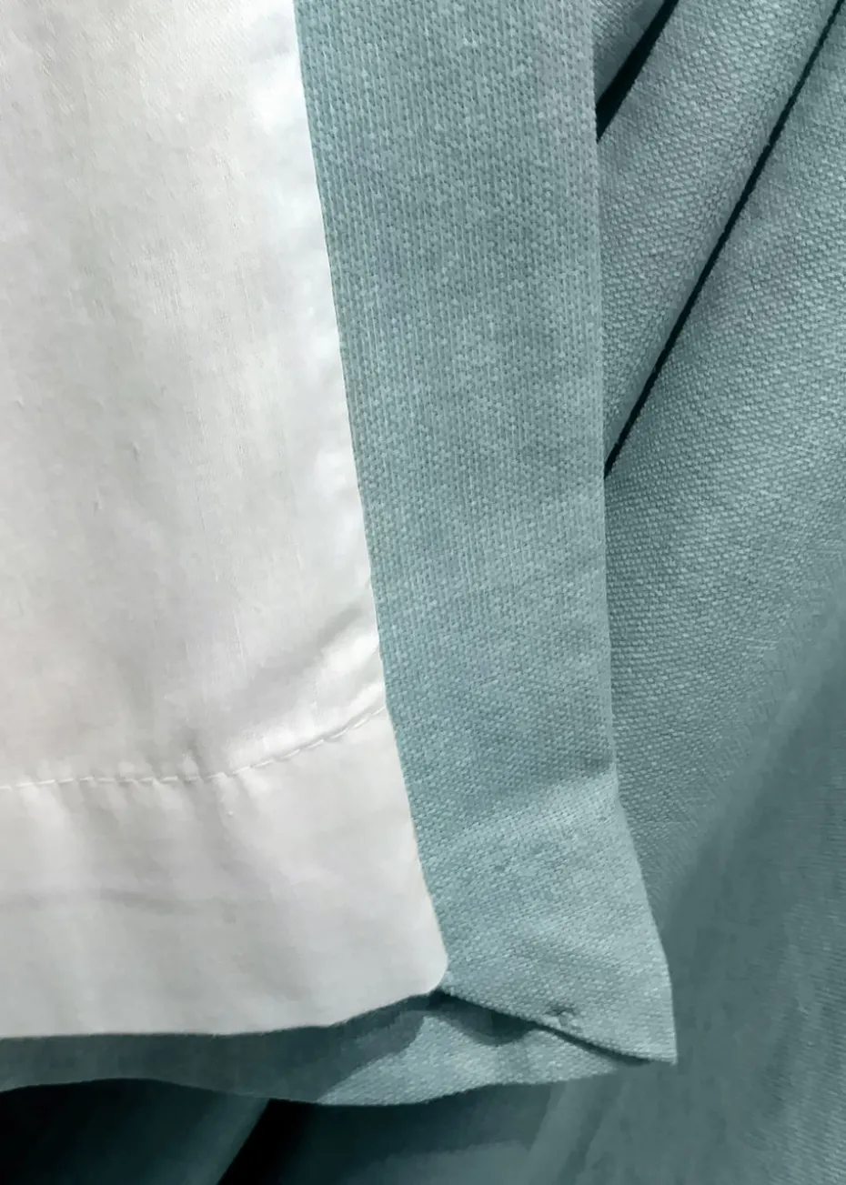 Fusion Sorbonne Blue Eyelet Curtains