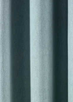 Fusion Sorbonne Blue Eyelet Curtains