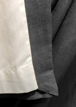 Fusion Sorbonne Grey Eyelet Curtains