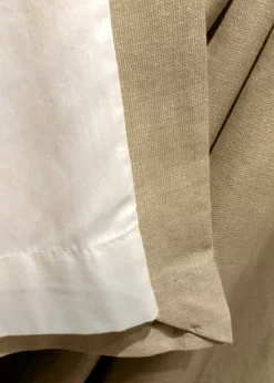 Fusion Sorbonne Natural Eyelet Curtains
