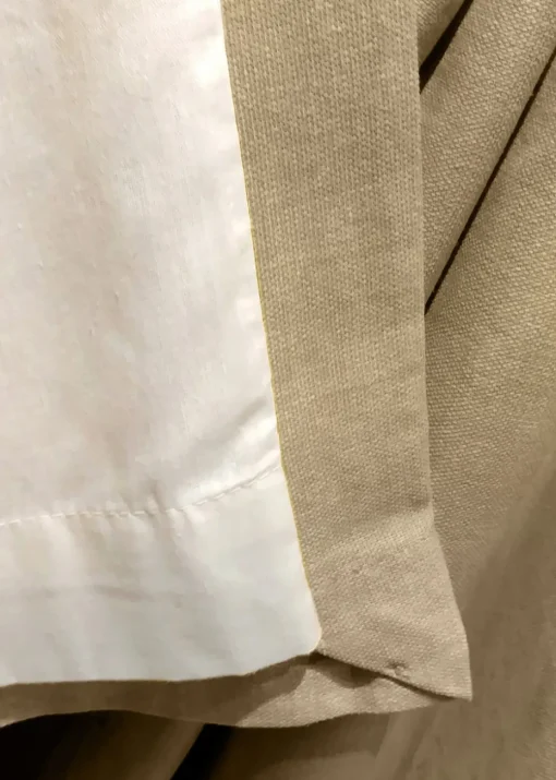 Fusion Sorbonne Natural Eyelet Curtains