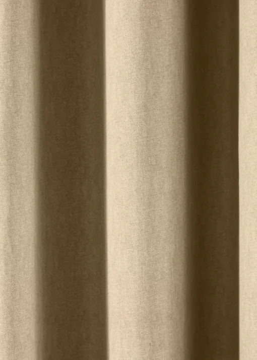 Fusion Sorbonne Natural Eyelet Curtains