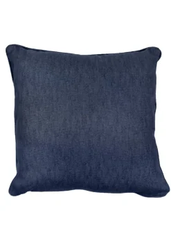 Fusion Sorbonne Navy Filled Cushion (43cm x 43cm)