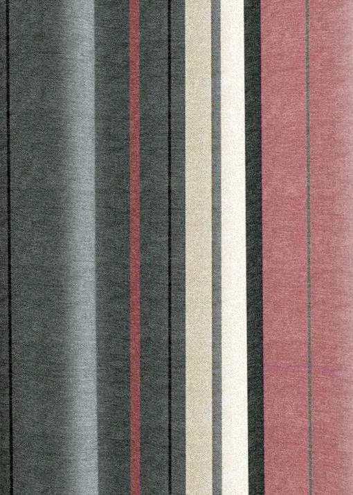 Fusion Whitworth Stripe Pink Eyelet Curtains
