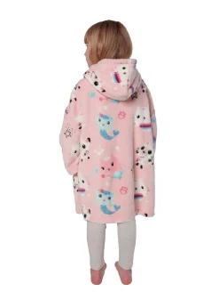 Gabby's Dollhouse Pink Hooded Fleece