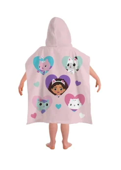 Gabby's Dollhouse Pink Hooded Poncho