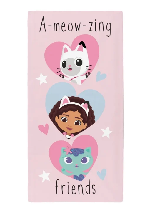 Gabby's Dollhouse Pink Towel