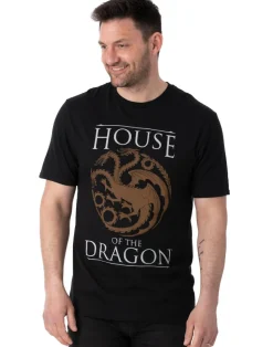 Game of Thrones Mens Black Logo T-Shirt