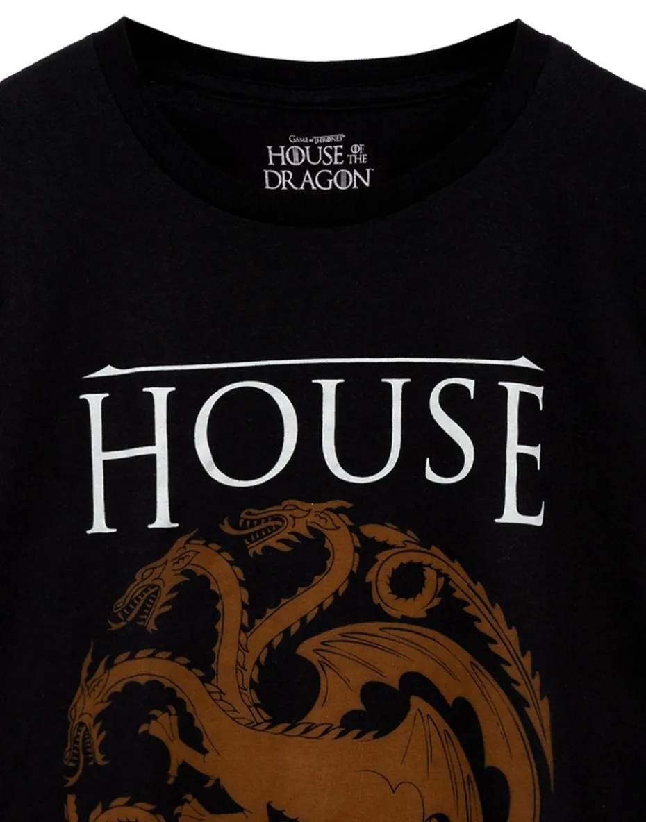 Game of Thrones Mens Black Logo T-Shirt