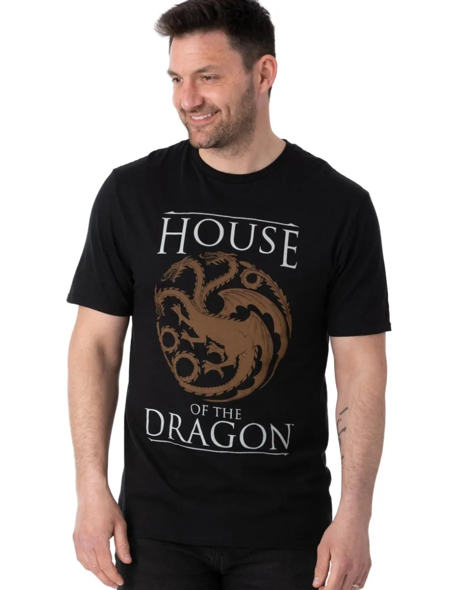 Game of Thrones Mens Black Logo T-Shirt