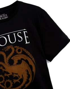 Game of Thrones Mens Black Logo T-Shirt