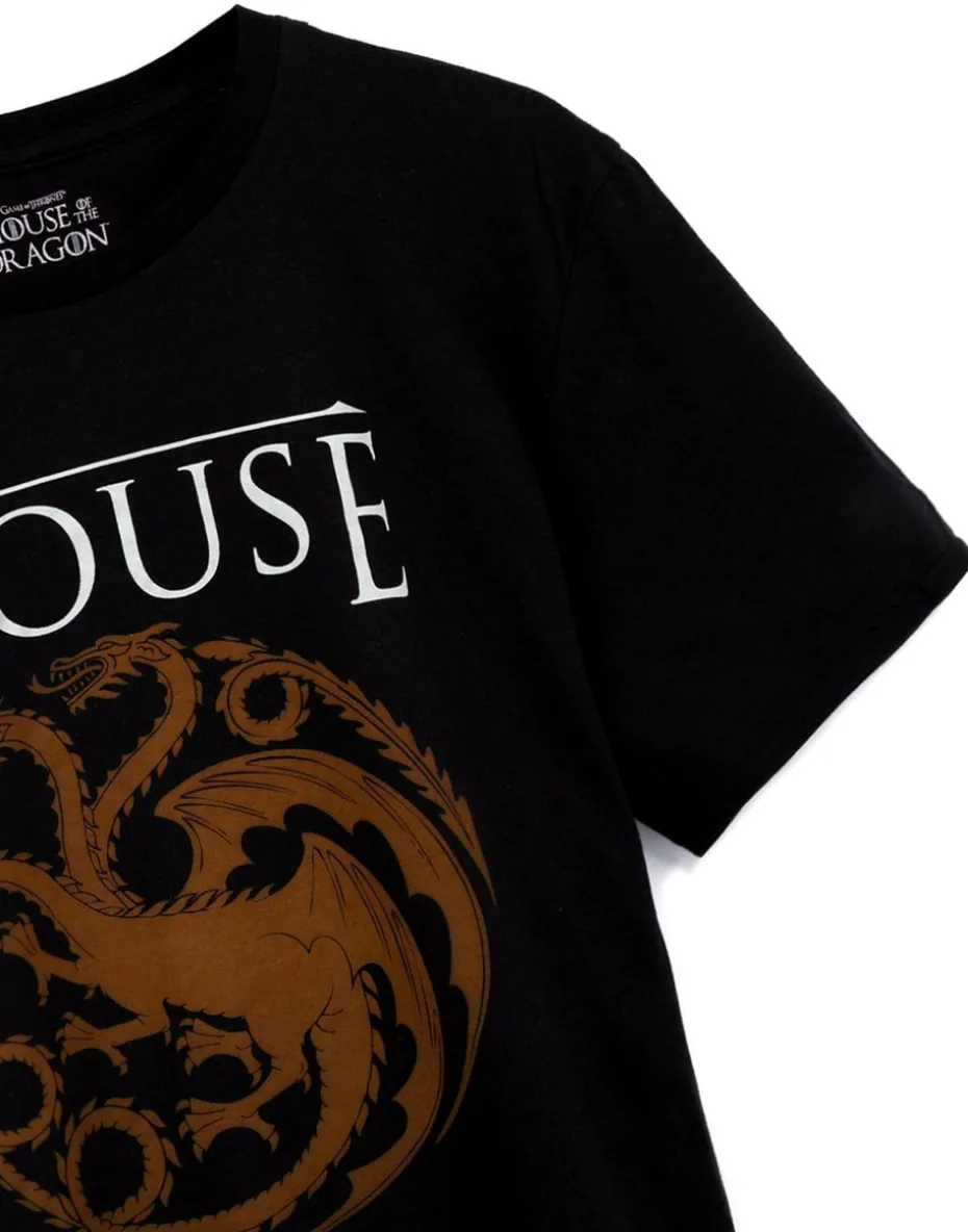 Game of Thrones Mens Black Logo T-Shirt