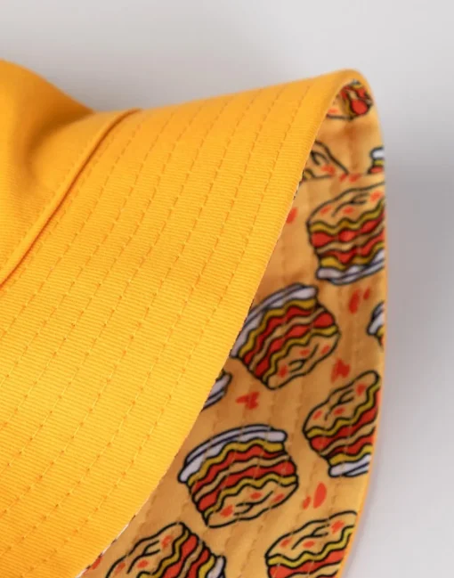 Garfield Orange Reversible Face & Lasagne Bucket Hat