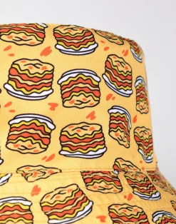 Garfield Orange Reversible Face & Lasagne Bucket Hat
