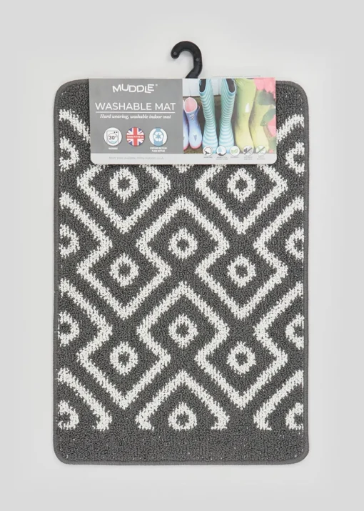 Geometric Muddle Mat (75cm x 50cm)