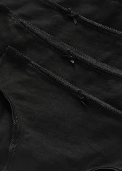 Girls 10 Pack Black Briefs (2-13yrs)