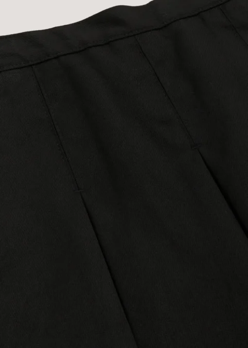 Girls 2 Pack Black Generous Fit Box Pleat School Skirt (6-16yrs)