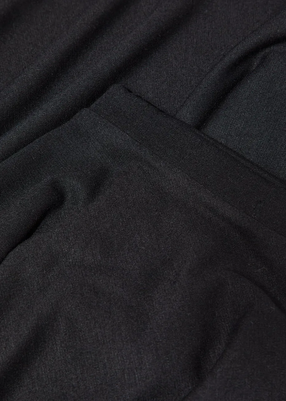 Girls 2 Pack Black Jersey School Skirts (4-16yrs)