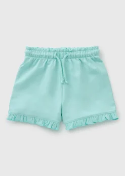 Girls Aqua Sweat Shorts (1-7yrs)