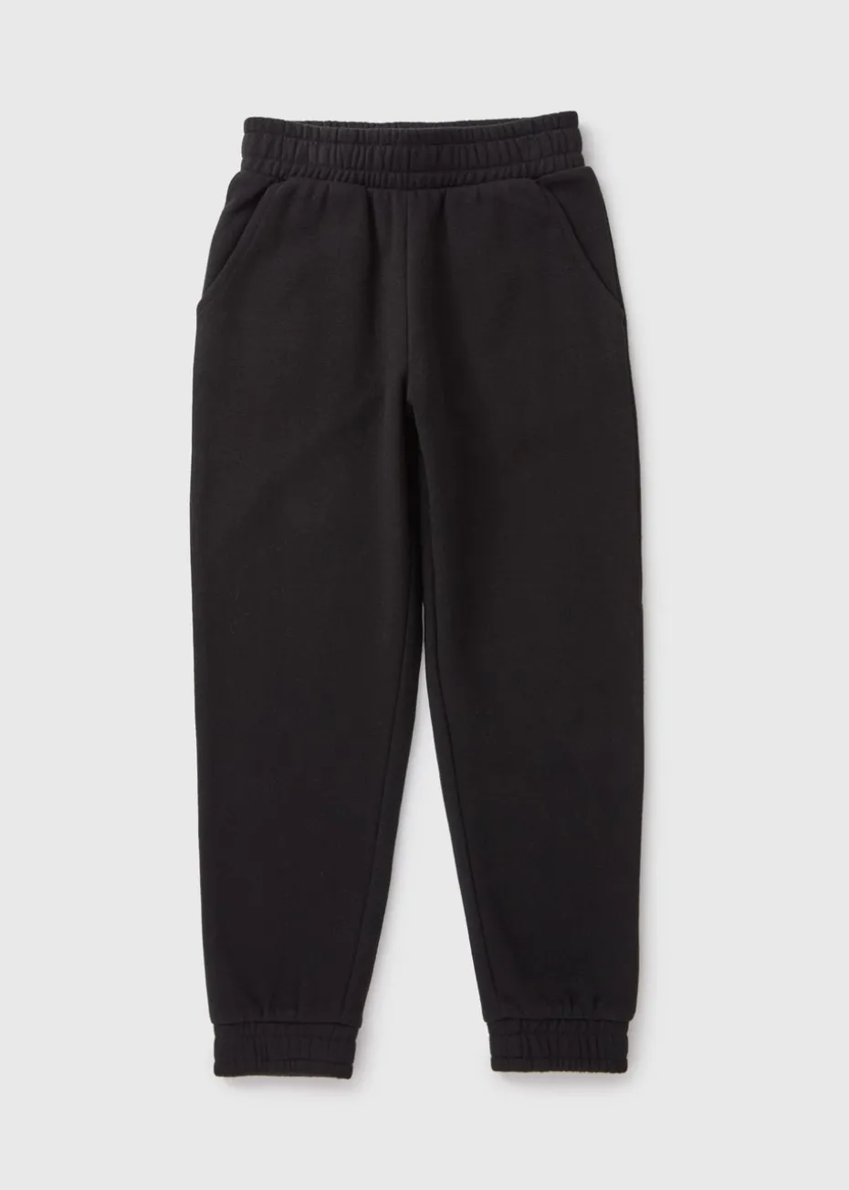 Girls Black Jogging Bottoms (7-15yrs)