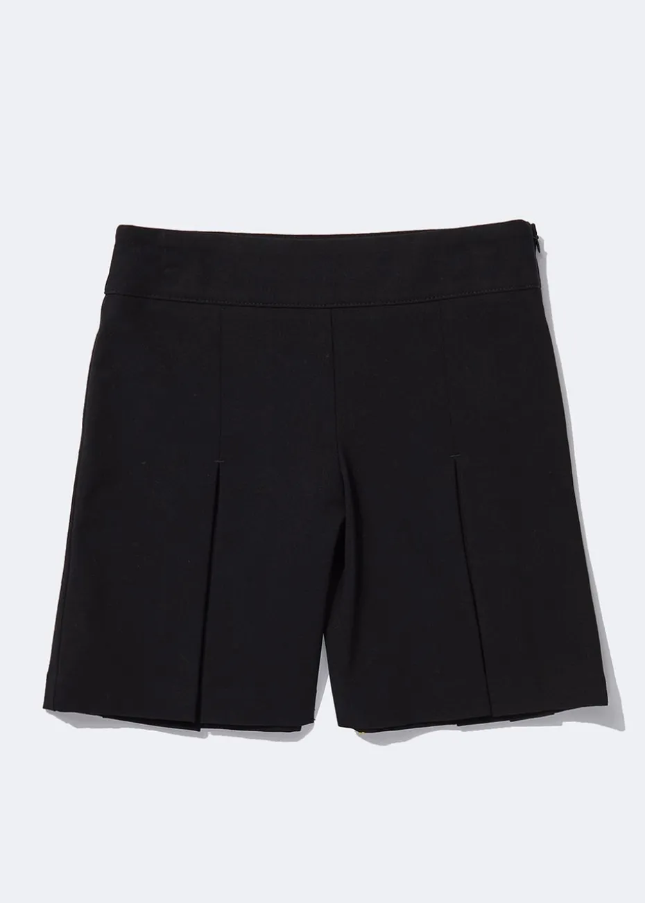 Girls Black School Culottes (6-13yrs)