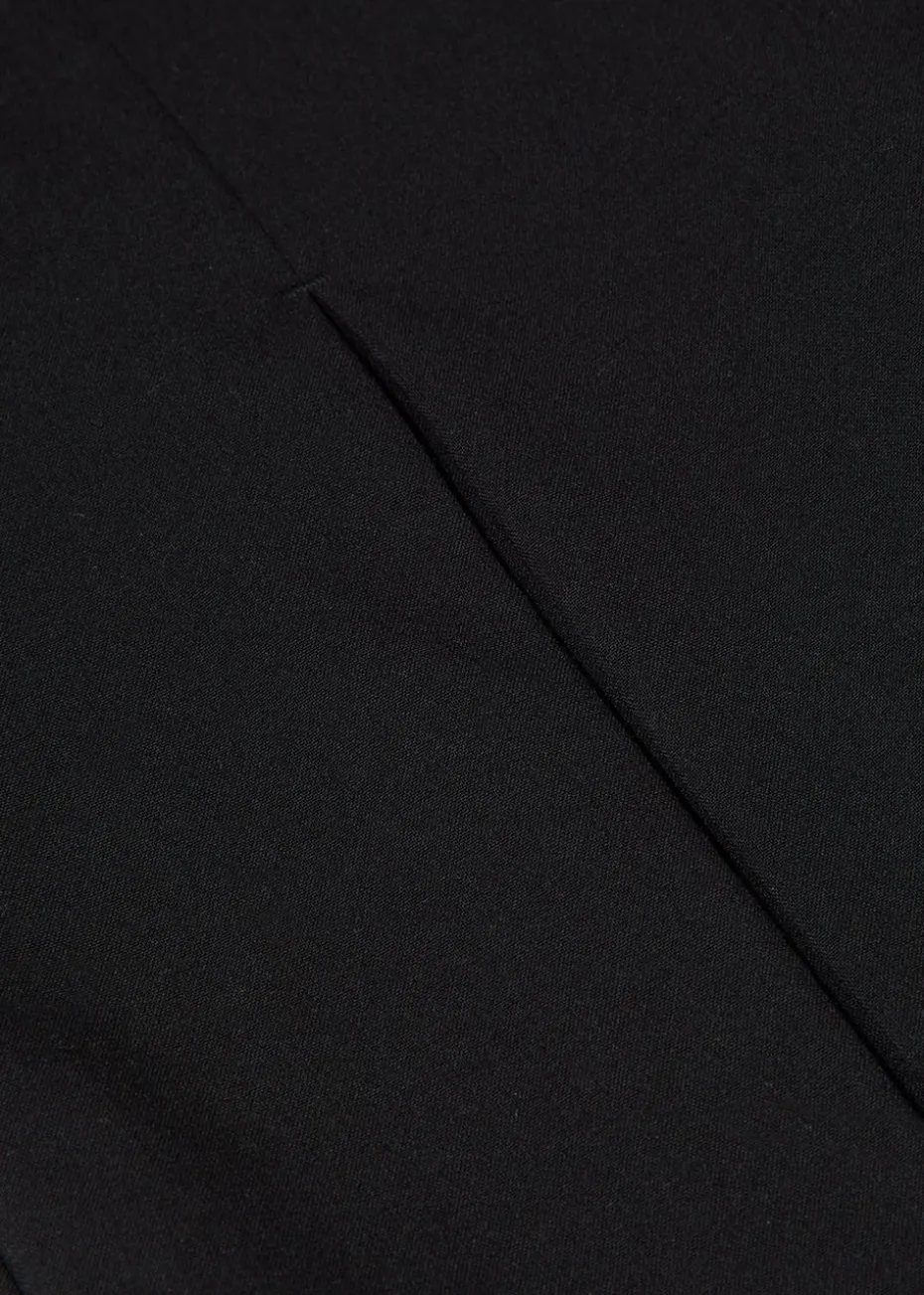 Girls Black School Culottes (6-13yrs)