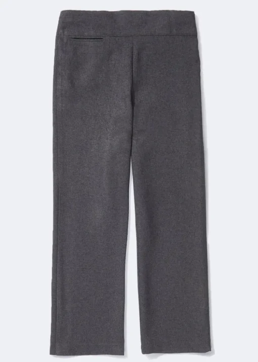 Girls Grey Bootcut School Trousers (3-13yrs)