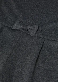 Girls Grey Zip Up School Playsuit (4-13yrs)